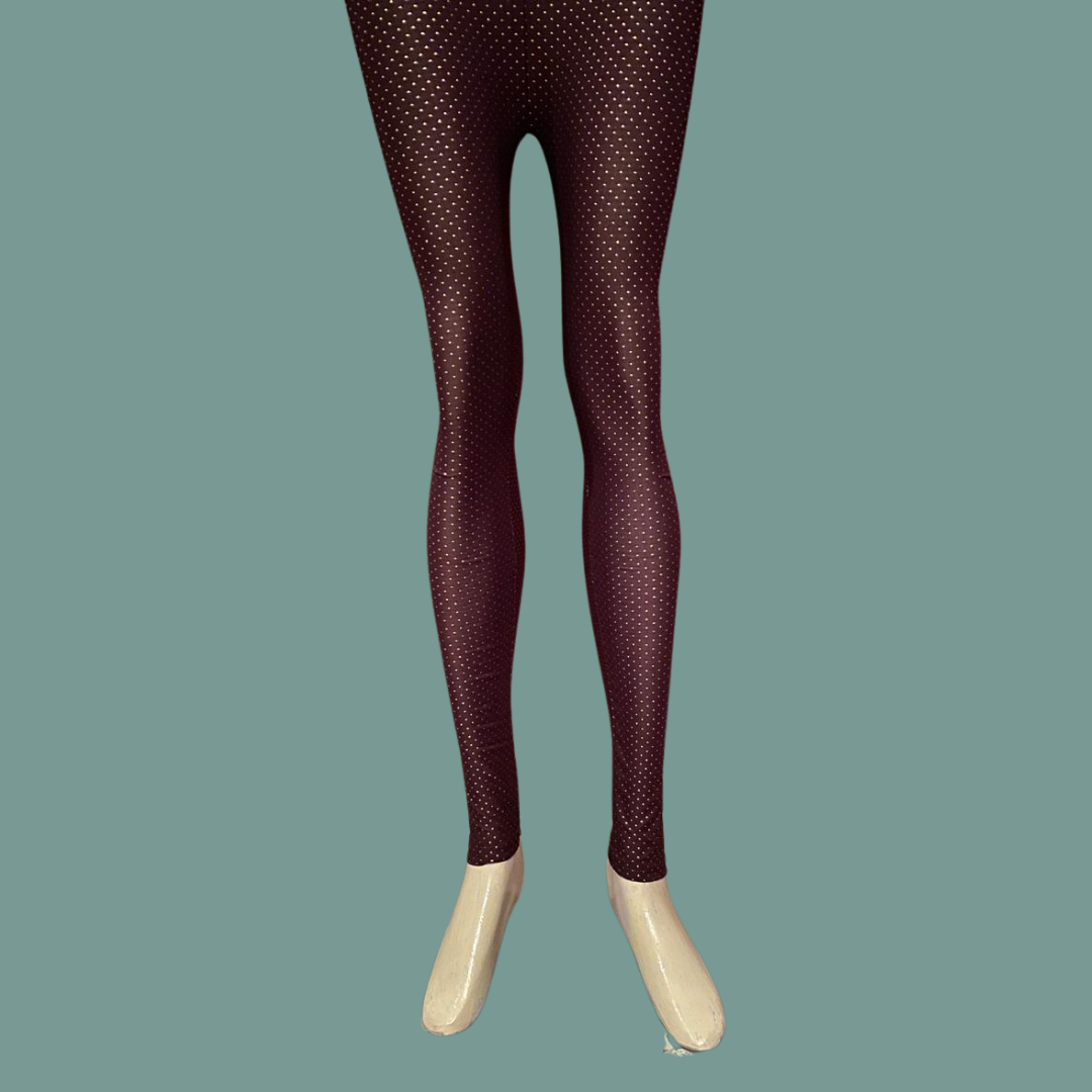 MarsX - Dotted Maroon Leggings