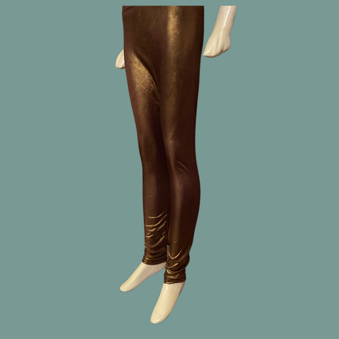 MarsX - Brown Shiny Leggings