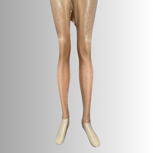 MarsX - Light Gold Shiny Leggings