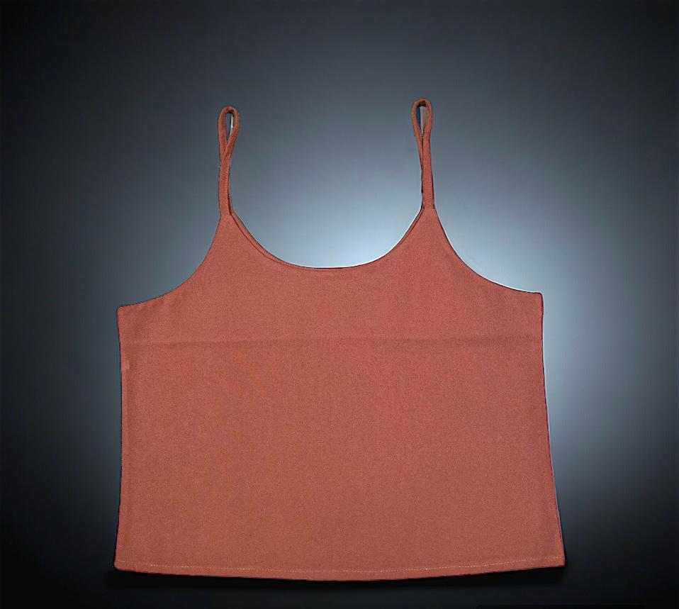 MarsX-Female Long Strapped Hazelnut Camisole