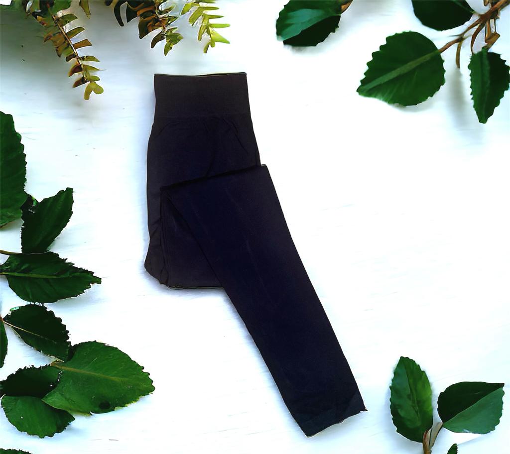 MarsX-Female Black Cotton Legging