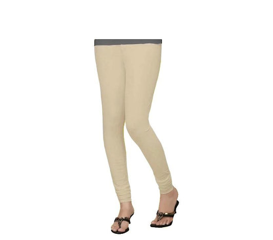 MarsX-Female Cream Cotton Legging